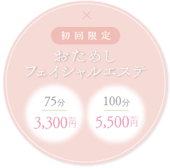 おためしフェイシャルエステ
